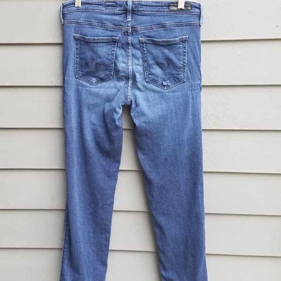 AG Adriano Goldschmield The Prima Mid Rise Cigarette Jean size 28R - Picture 4 of 13